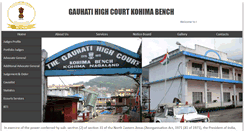 Desktop Screenshot of kohimahighcourt.gov.in